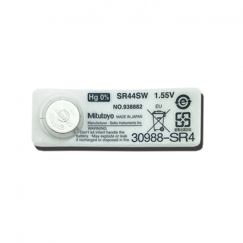 ก้อนแบตเตอรี่ SR44 MITUTOYO Battery SR44 No 938882 938882