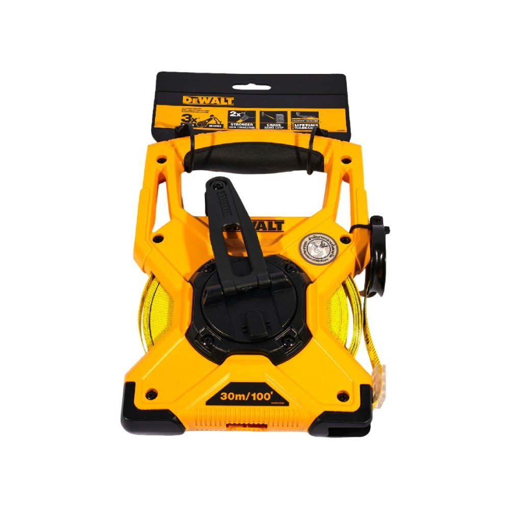 เทปวัดไฟเบอร์กลาส DEWALT DWHT34066 ขนาด 30 เมตร