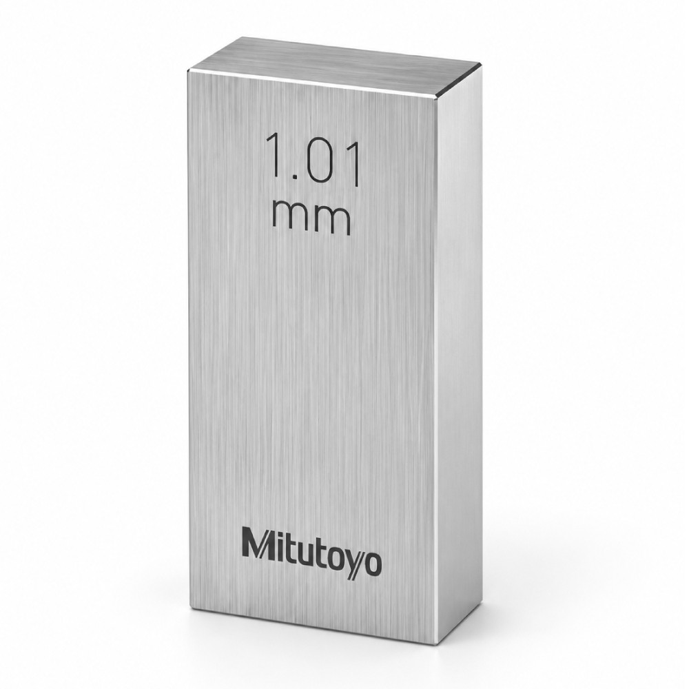 เกจบล๊อคเดี่ยวขนาด 1 01 1 09มิล MITUTOYO Gauge Blocks Individual Size 1 01 1 09mm  Series 516  1561 031 ขนาด 1 01มิล เกรด 1  เหล็ก 