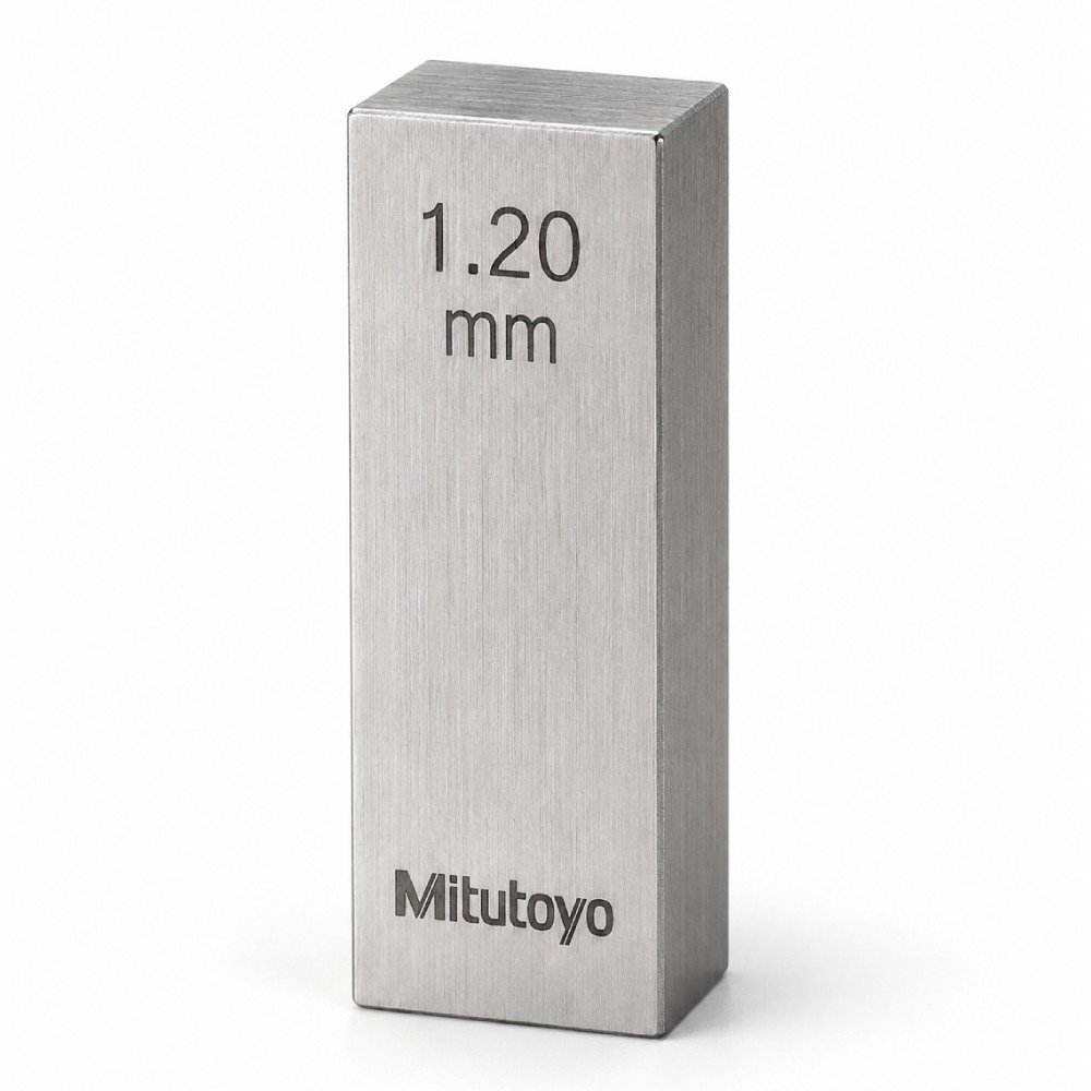 เกจบล๊อคเดี่ยวขนาด 1 2 1 29มิล MITUTOYO Gauge Blocks Individual Size 1 2 1 29mm  Series 516  1580 041 ขนาด 1 2มิล เกรด 2  เหล็ก 
