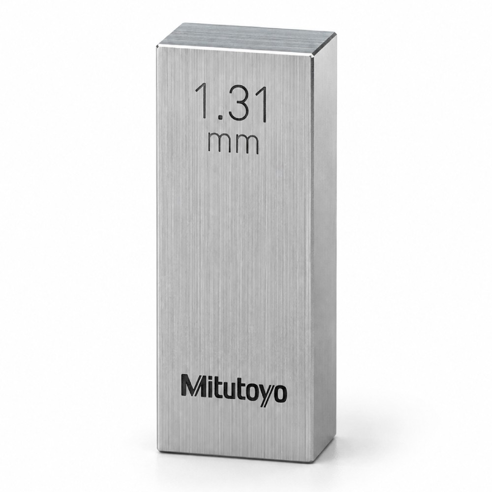 เกจบล๊อคเดี่ยว MITUTOYO Gauge Blocks Individual  Series 516  1591 041 ขนาด 1 31มิล เกรด 2  เหล็ก 