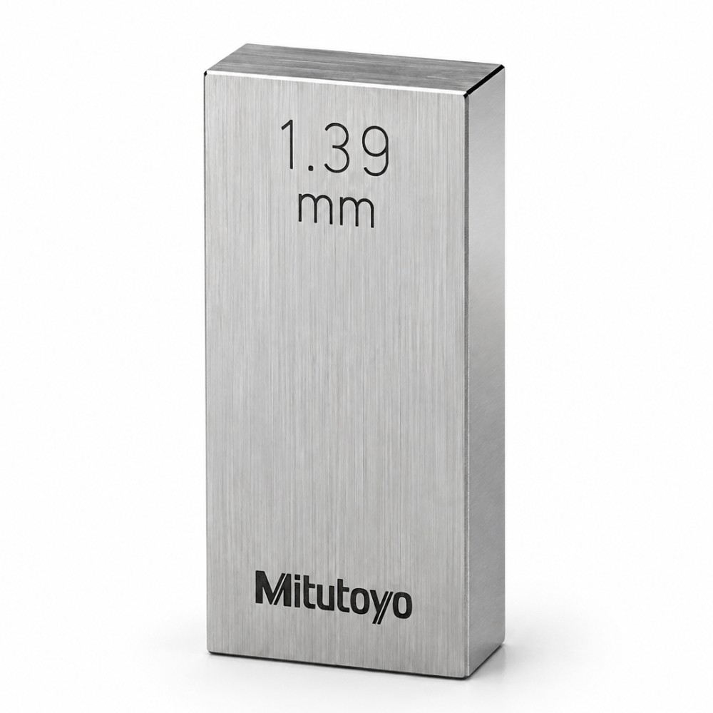 เกจบล๊อคเดี่ยว MITUTOYO Gauge Blocks Individual  Series 516  1599 041 ขนาด 1 39มิล เกรด 2  เหล็ก 