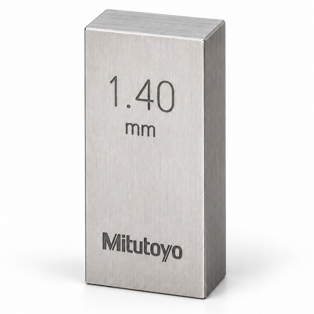เกจบล๊อคเดี่ยว MITUTOYO Gauge Blocks Individual  Series 516  1600 041 ขนาด 1 4มิล เกรด 2  เหล็ก 