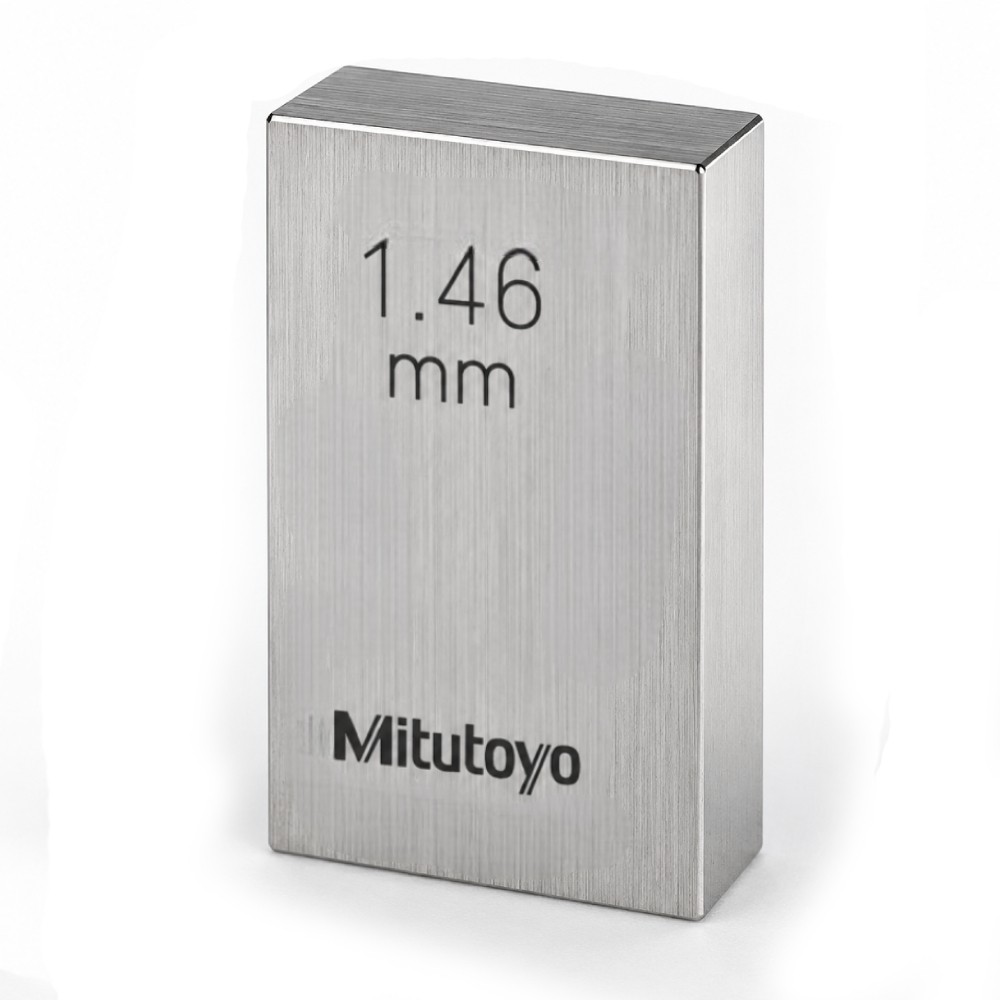 เกจบล๊อคเดี่ยว MITUTOYO Gauge Blocks Individual  Series 516  1606 021 ขนาด 1 46มิล เกรด 0  เหล็ก 