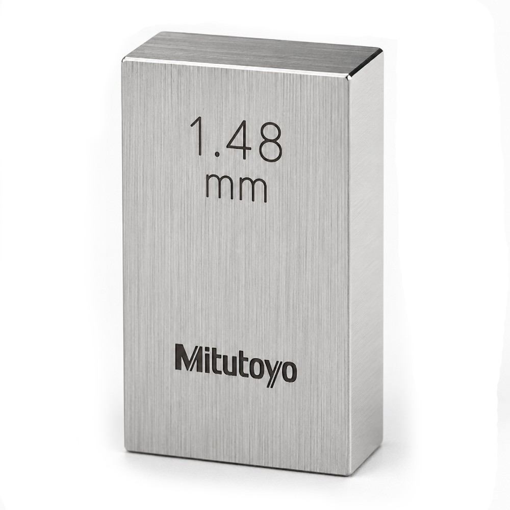 เกจบล๊อคเดี่ยว MITUTOYO Gauge Blocks Individual  Series 516  1608 041 ขนาด 1 48มิล เกรด 2  เหล็ก 