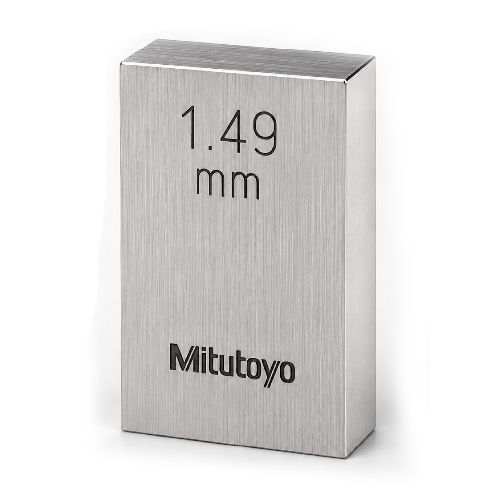 เกจบล๊อคเดี่ยว MITUTOYO Gauge Blocks Individual  Series 516  1609 031 ขนาด 1 49มิล เกรด 1  เหล็ก 