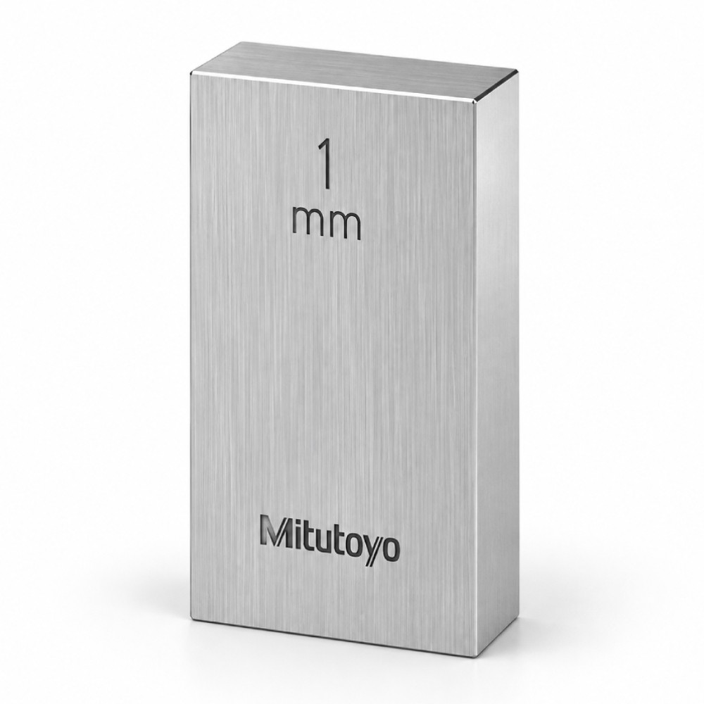 เกจบล๊อคเดี่ยว MITUTOYO Gauge Blocks Individual  Series 516  1611 031 ขนาด 1มิล เกรด 1  เหล็ก 