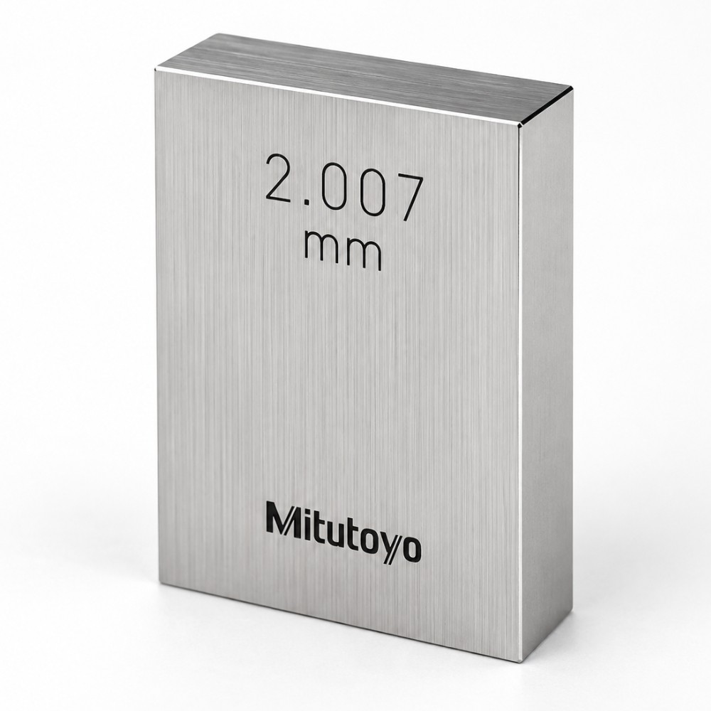 เกจบล๊อคเดี่ยว MITUTOYO Gauge Blocks Individual  Series 516  1697 041 ขนาด 2 007มิล เกรด 2  เหล็ก 