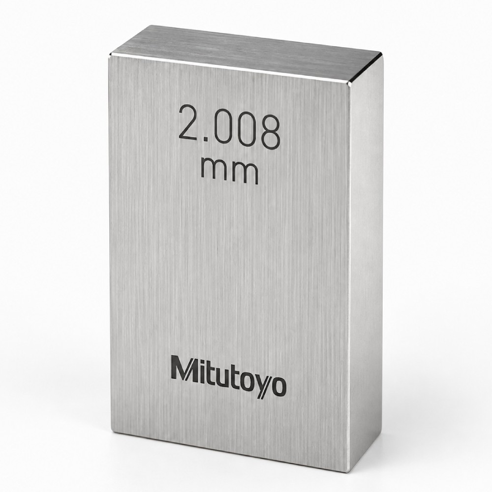 เกจบล๊อคเดี่ยว MITUTOYO Gauge Blocks Individual  Series 516  1698 031 ขนาด 2 008มิล เกรด 1  เหล็ก 