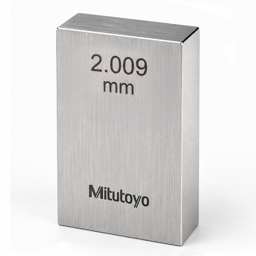 เกจบล๊อคเดี่ยว MITUTOYO Gauge Blocks Individual  Series 516  1699 031 ขนาด 2 009มิล เกรด 1  เหล็ก 
