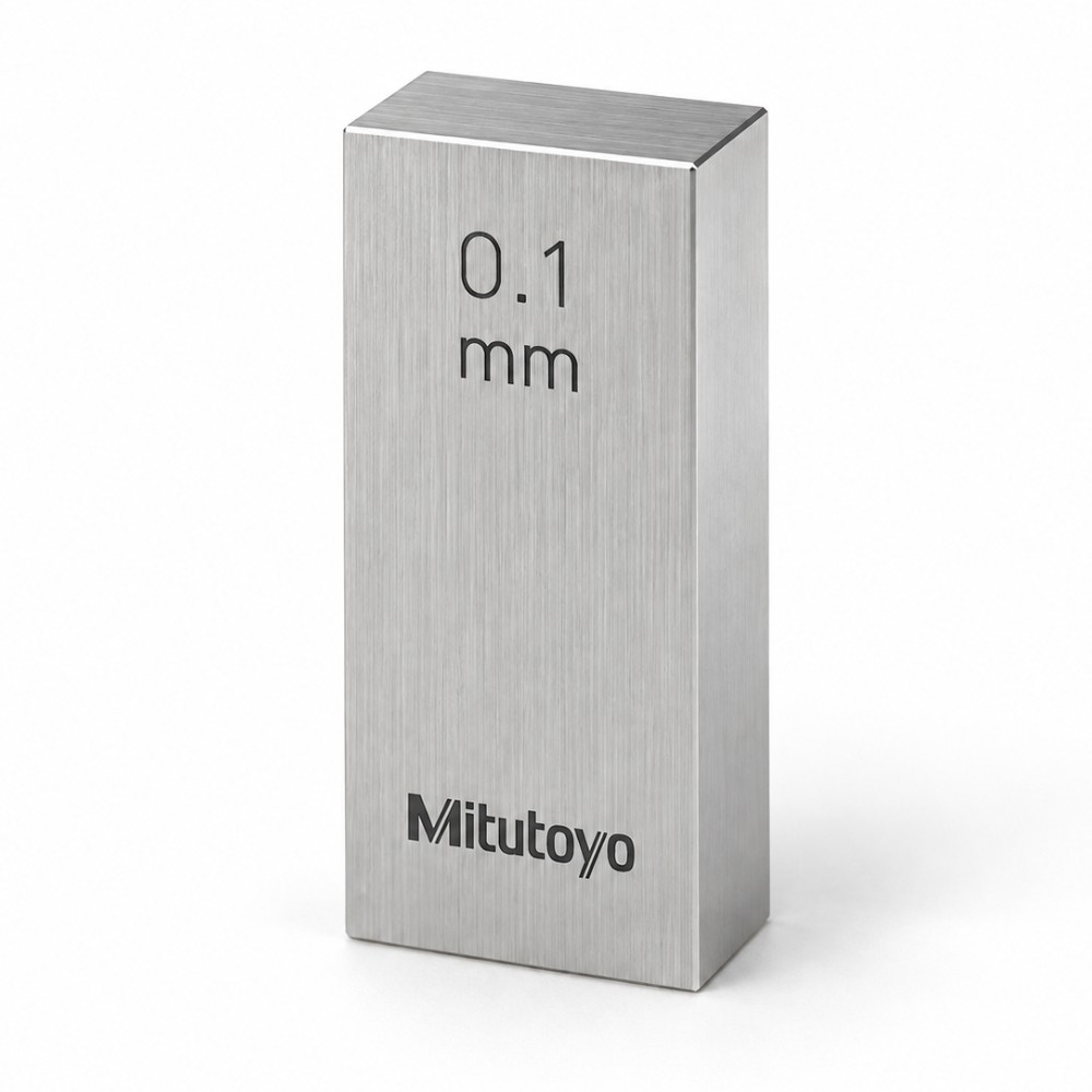 เกจบล๊อคเดี่ยว MITUTOYO Gauge Blocks Individual  Series 516  1821 031 ขนาด 0 1มิล เกรด 1  เหล็ก 