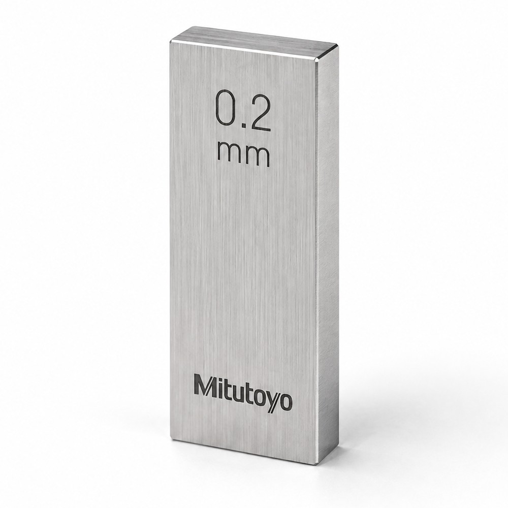 เกจบล๊อคเดี่ยว MITUTOYO Gauge Blocks Individual  Series 516  1823 041 ขนาด 0 20มิล เกรด 2  เหล็ก 