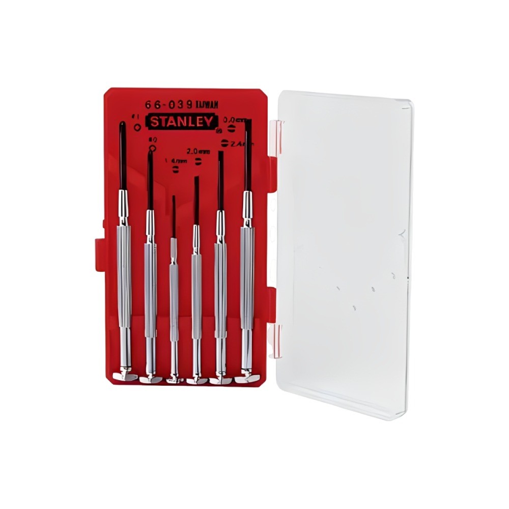 ไขควงซ่อมนาฬิกา STANLEY 66 039  6 ชิ้น 