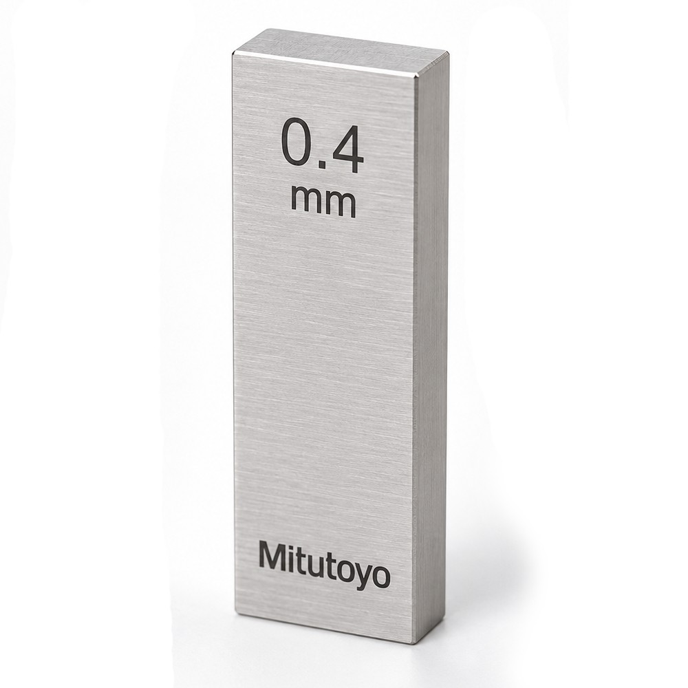 เกจบล๊อคเดี่ยว MITUTOYO Gauge Blocks Individual  Series 516  1827 031 ขนาด 0 4มิล เกรด 1  เหล็ก 