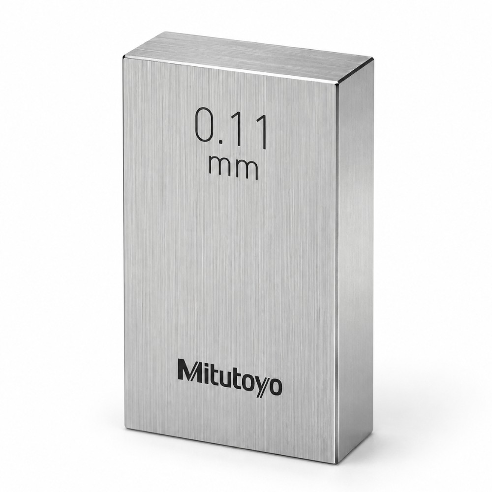 เกจบล๊อคเดี่ยว MITUTOYO Gauge Blocks Individual  Series 516  1860 031 ขนาด 0 11มิล เกรด 1  เหล็ก 