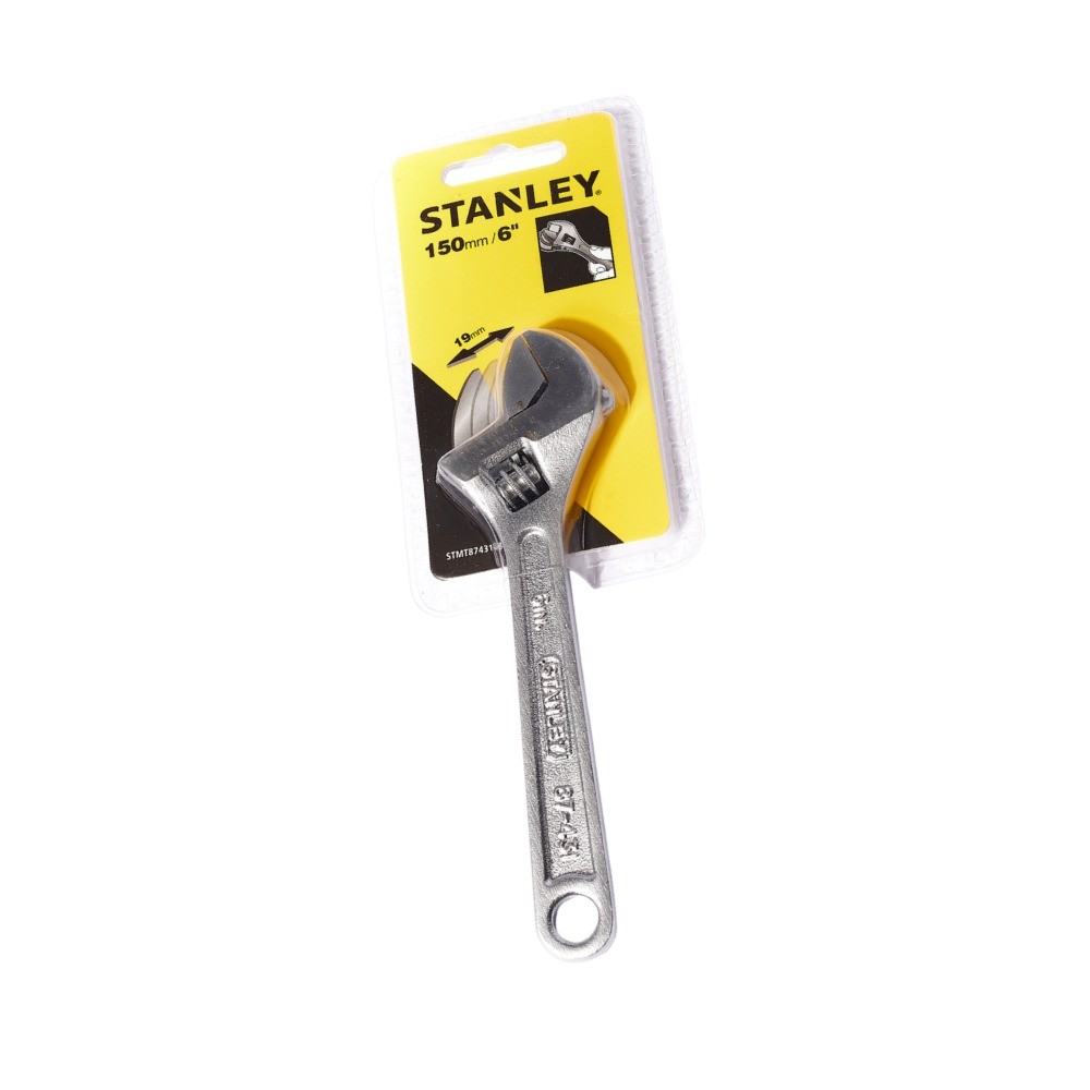 ประแจเลื่อนชุบขาว STANLEY 87 431 1 6 นิ้ว