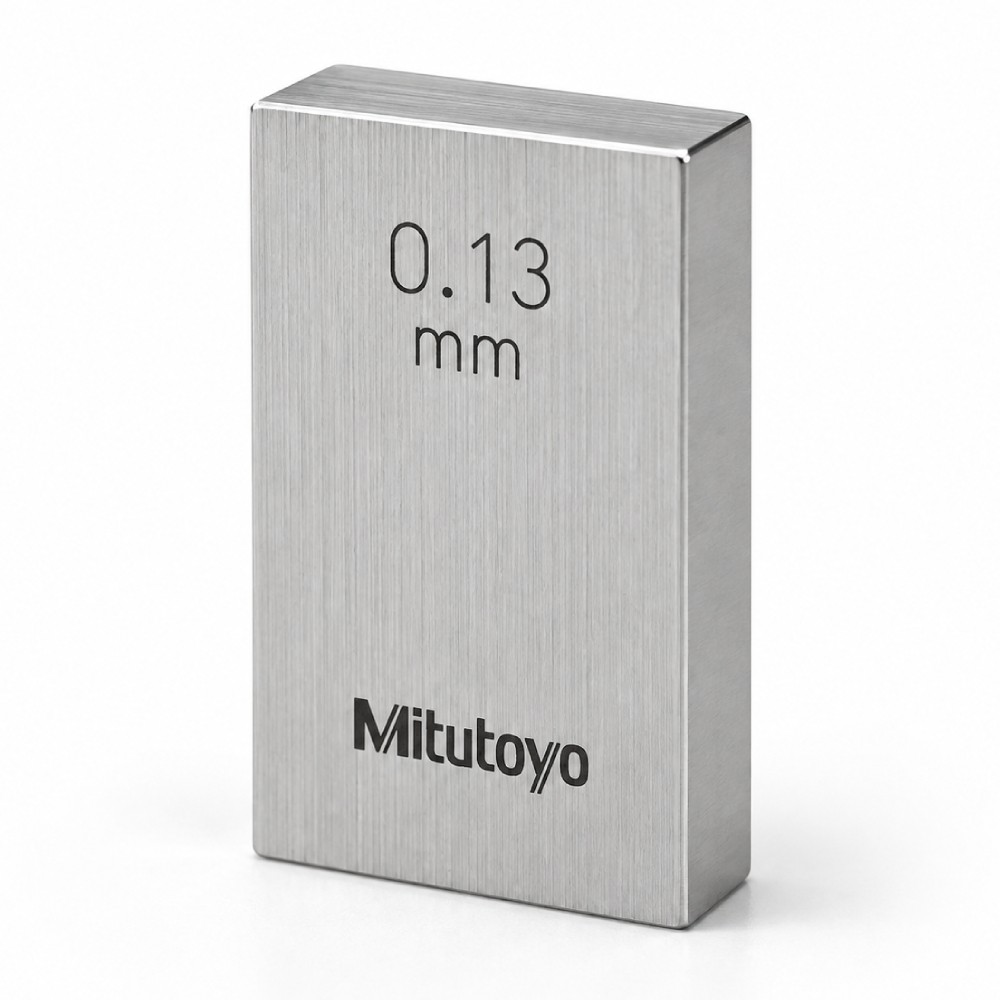 เกจบล๊อคเดี่ยว MITUTOYO Gauge Blocks Individual  Series 516  1862 031 ขนาด 0 13มิล เกรด 1  เหล็ก 