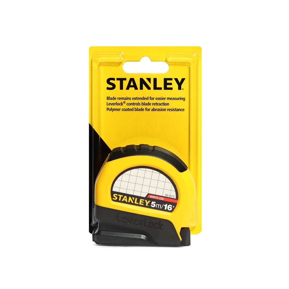 ตลับเมตร STANLEY 30 815 5ม  MICRO LEVER LOCK