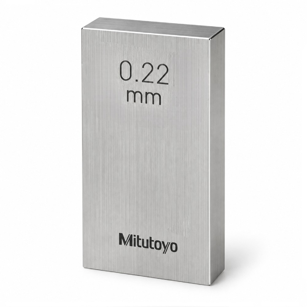 เกจบล๊อคเดี่ยว MITUTOYO Gauge Blocks Individual  Series 516  1869 041 ขนาด 0 22มิล เกรด 2  เหล็ก 