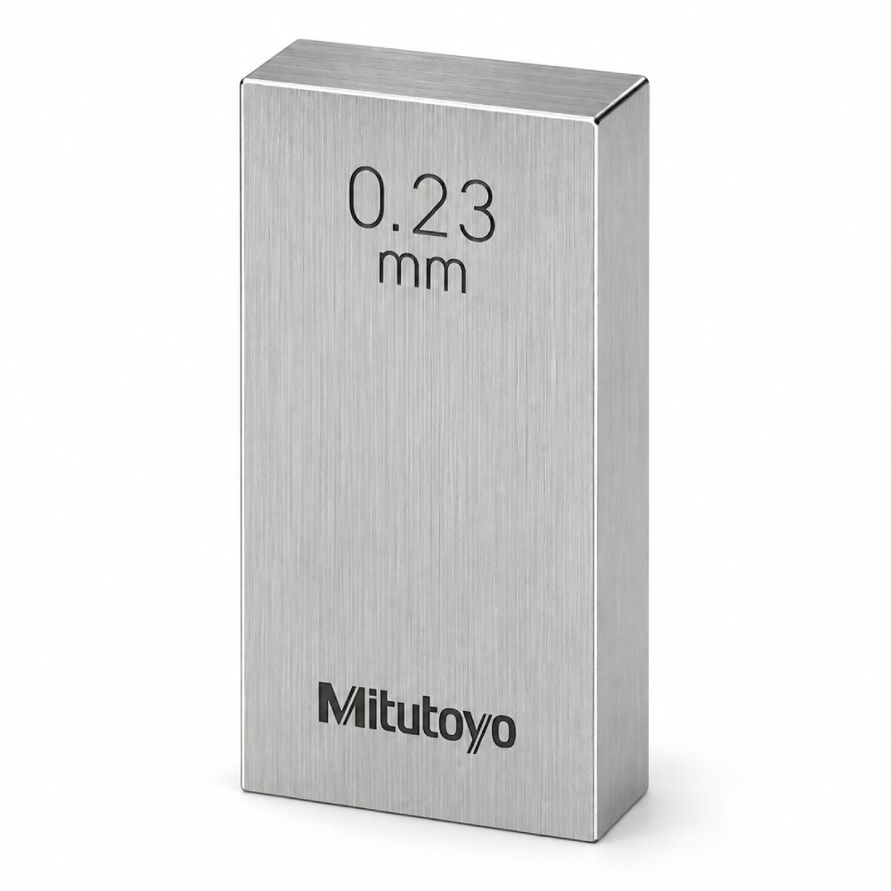 เกจบล๊อคเดี่ยว MITUTOYO Gauge Blocks Individual  Series 516  1870 021 ขนาด 0 23มิล เกรด 0  เหล็ก 