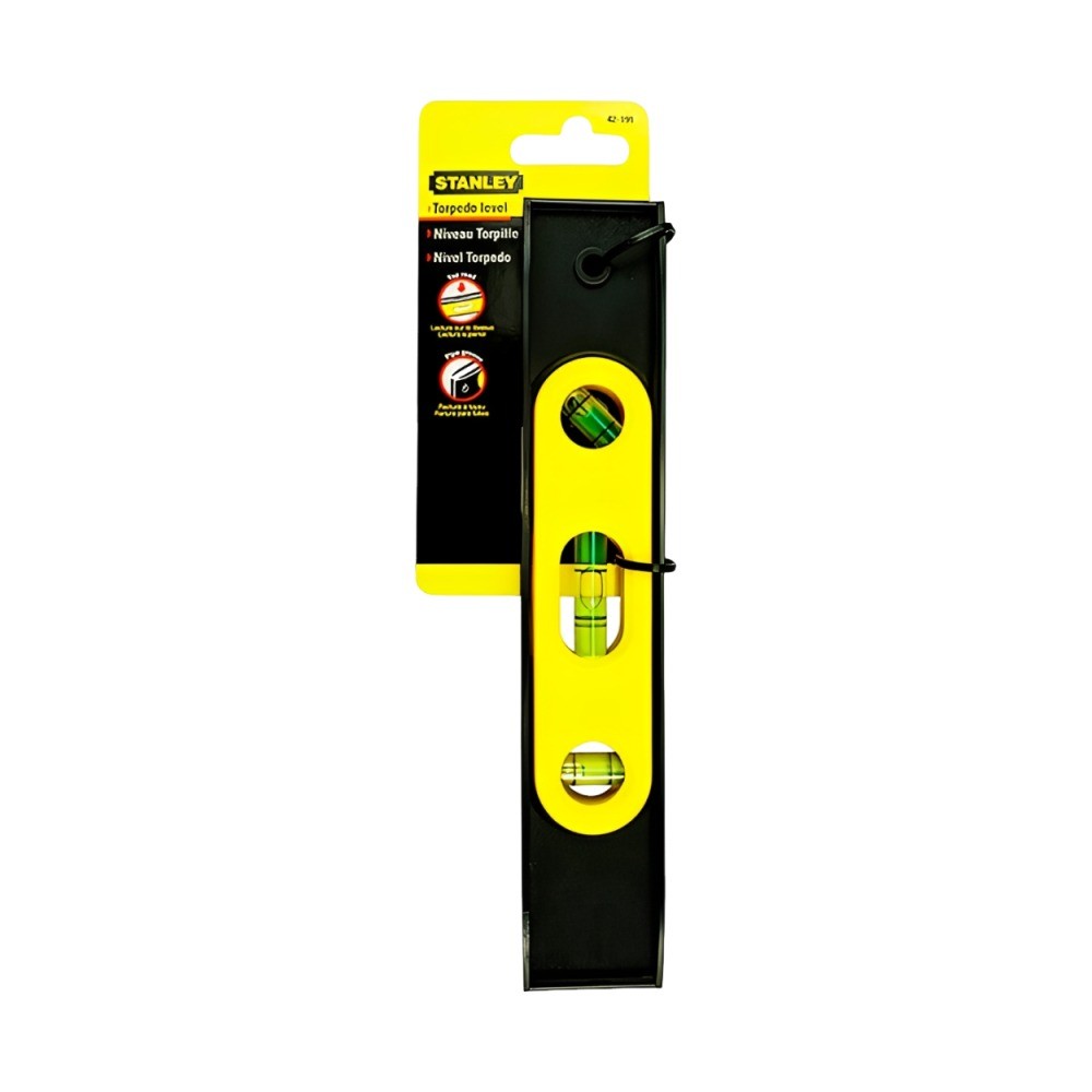 ระดับน้ำ ทอปิโด 9 นิ้ว รุ่นจ๊อบมาสเตอร์ STANLEY 42 191