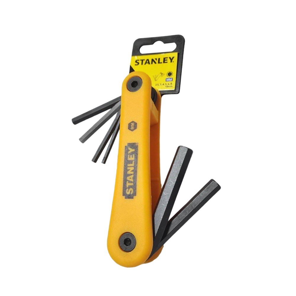 ประแจหกเหลี่ยม พับได้ STANLEY 69 262  7 ชิ้น 