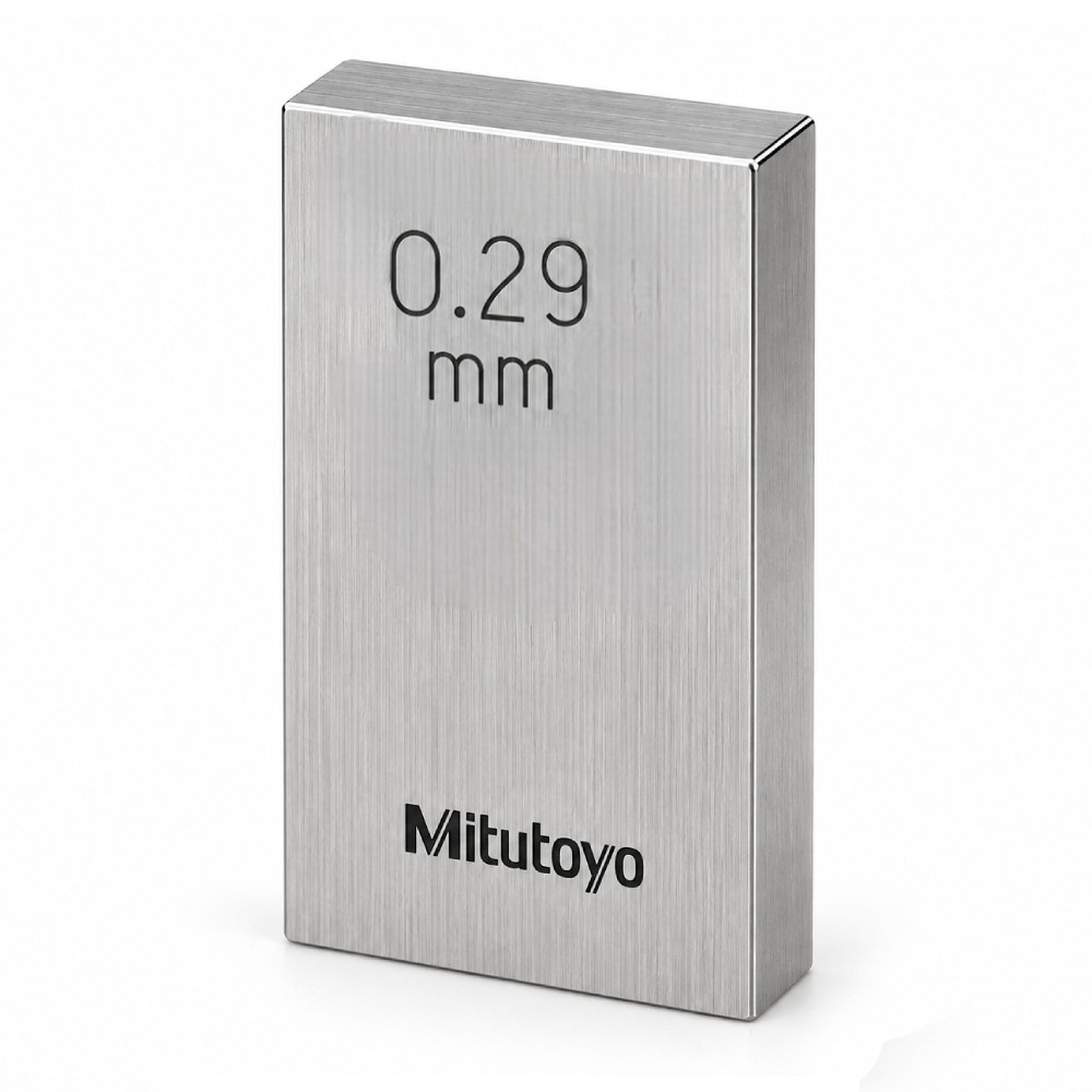 เกจบล๊อคเดี่ยว MITUTOYO Gauge Blocks Individual  Series 516  1875 041 ขนาด 0 29มิล เกรด 2  เหล็ก 
