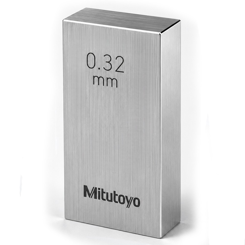 เกจบล๊อคเดี่ยว MITUTOYO Gauge Blocks Individual  Series 516  1877 021 ขนาด 0 32มิล เกรด 0  เหล็ก 