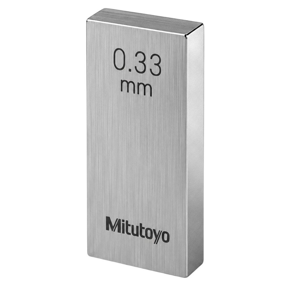 เกจบล๊อคเดี่ยว MITUTOYO Gauge Blocks Individual  Series 516  1878 031 ขนาด 0 33มิล เกรด 1  เหล็ก 