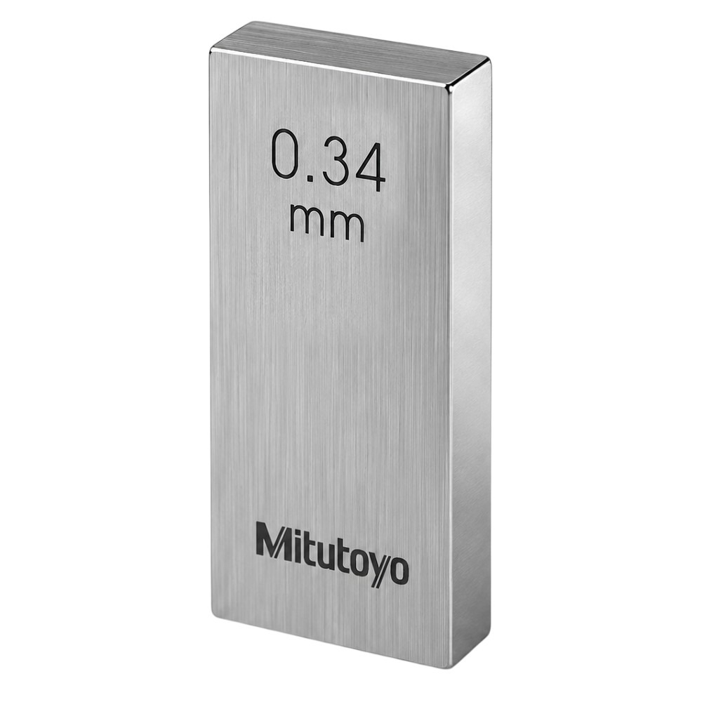 เกจบล๊อคเดี่ยว MITUTOYO Gauge Blocks Individual  Series 516  1879 041 ขนาด 0 34มิล เกรด 2  เหล็ก 