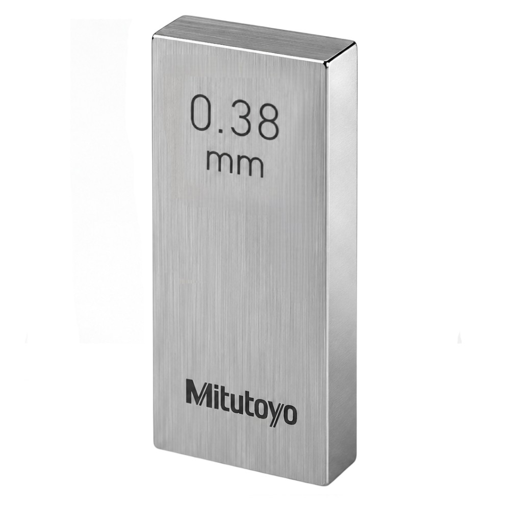 เกจบล๊อคเดี่ยว MITUTOYO Gauge Blocks Individual  Series 516  1882 021 ขนาด 0 38มิล เกรด 0  เหล็ก 