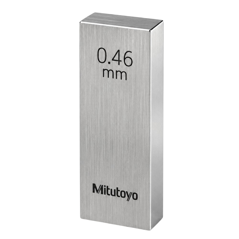 เกจบล๊อคเดี่ยว MITUTOYO Gauge Blocks Individual  Series 516  1888 021 ขนาด 0 46มิล เกรด 0  เหล็ก 