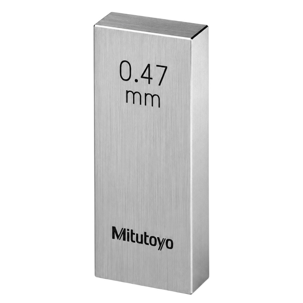 เกจบล๊อคเดี่ยว MITUTOYO Gauge Blocks Individual  Series 516  1889 031 ขนาด 0 47มิล เกรด 1  เหล็ก 