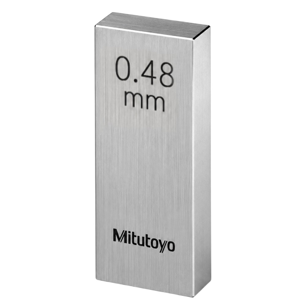 เกจบล๊อคเดี่ยว MITUTOYO Gauge Blocks Individual  Series 516  1890 041 ขนาด 0 48มิล เกรด 2  เหล็ก 