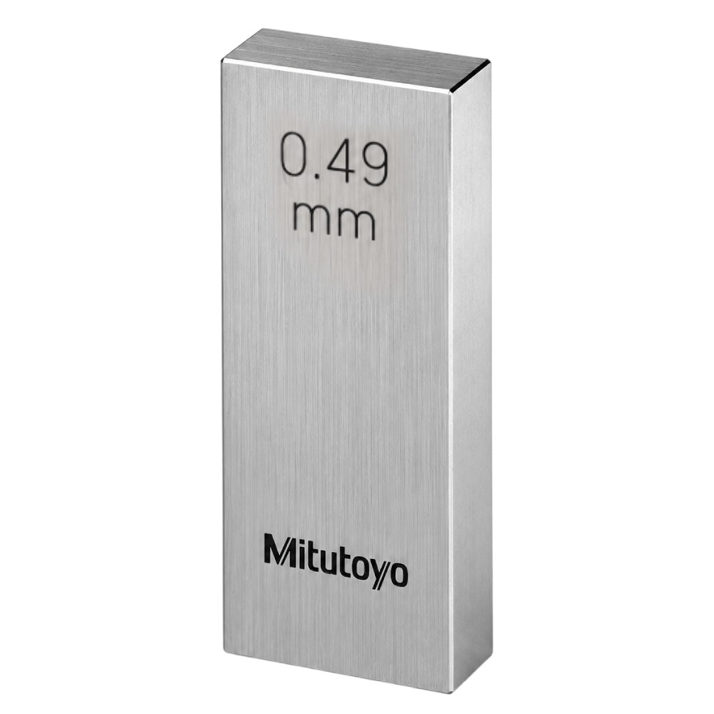 เกจบล๊อคเดี่ยว MITUTOYO Gauge Blocks Individual  Series 516  1891 031 ขนาด 0 49มิล เกรด 1  เหล็ก 