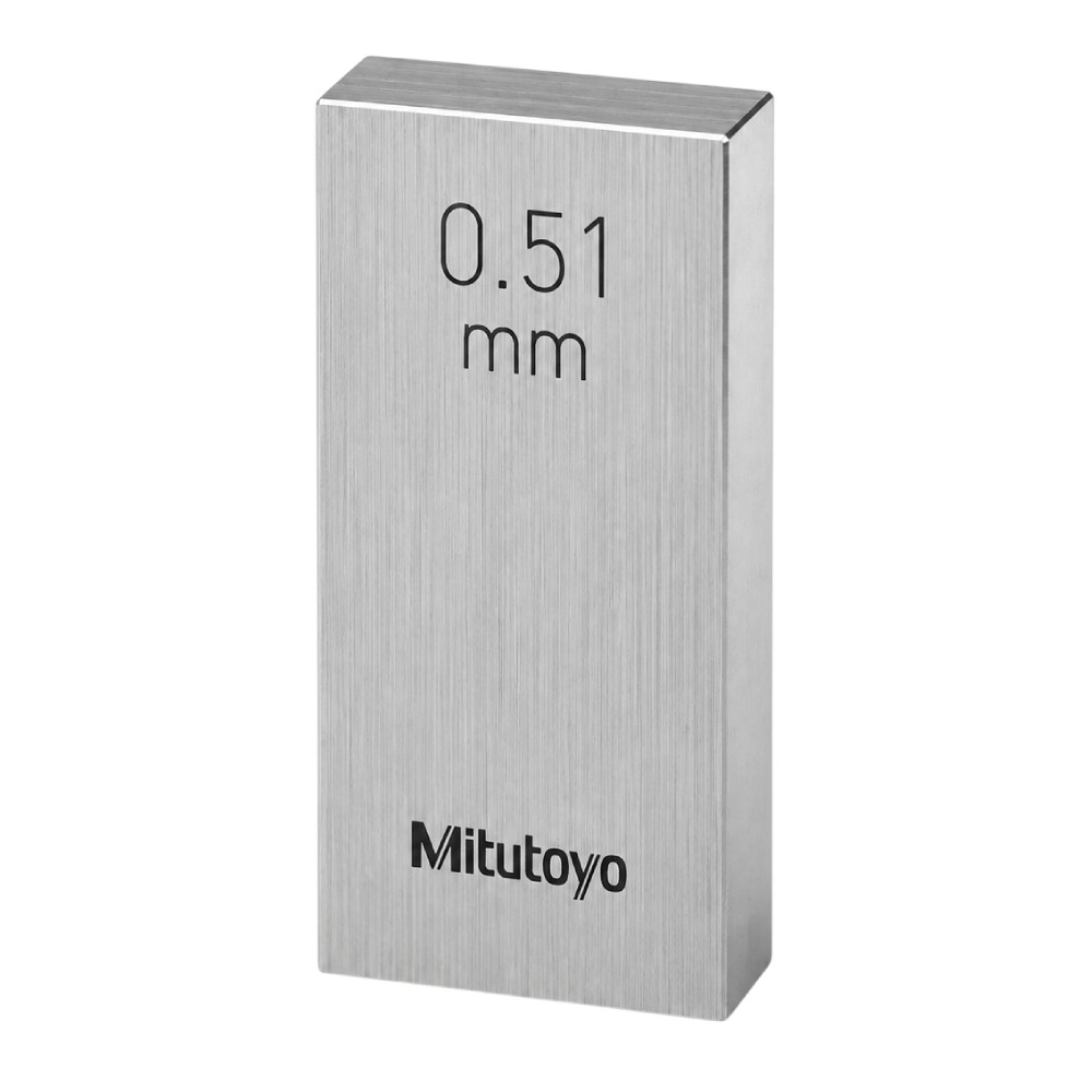 เกจบล๊อคเดี่ยว MITUTOYO Gauge Blocks Individual  Series 516  1892 021 ขนาด 0 51มิล เกรด 0  เหล็ก 