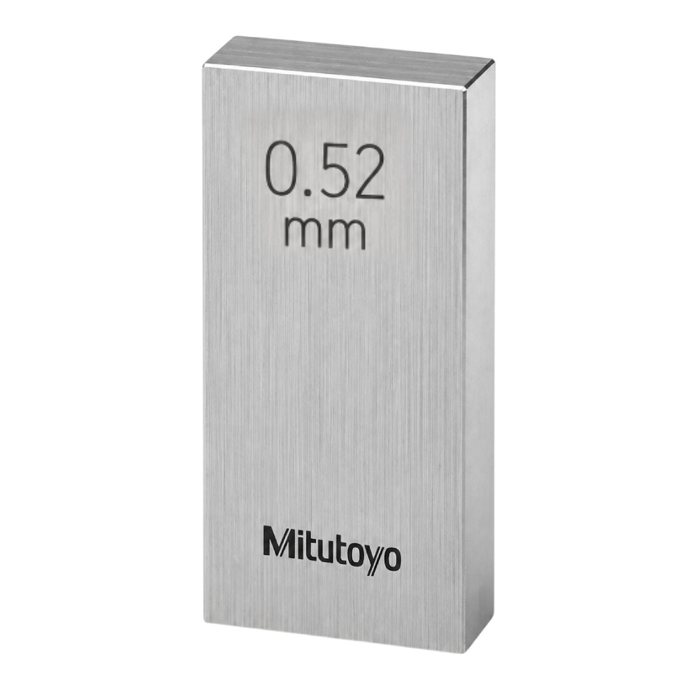 เกจบล๊อคเดี่ยว MITUTOYO Gauge Blocks Individual  Series 516  1893 041 ขนาด 0 52มิล เกรด 2  เหล็ก 