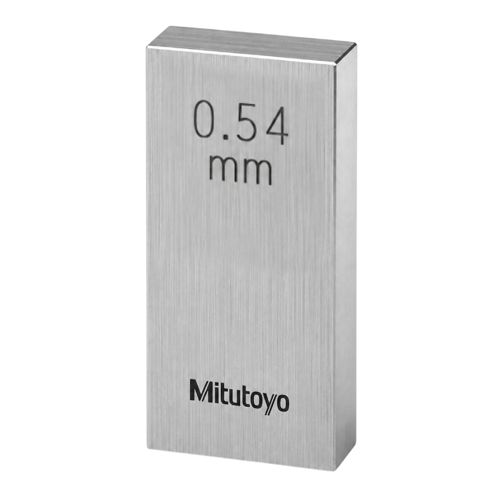 เกจบล๊อคเดี่ยว MITUTOYO Gauge Blocks Individual  Series 516  1895 031 ขนาด 0 54มิล เกรด 1  เหล็ก 