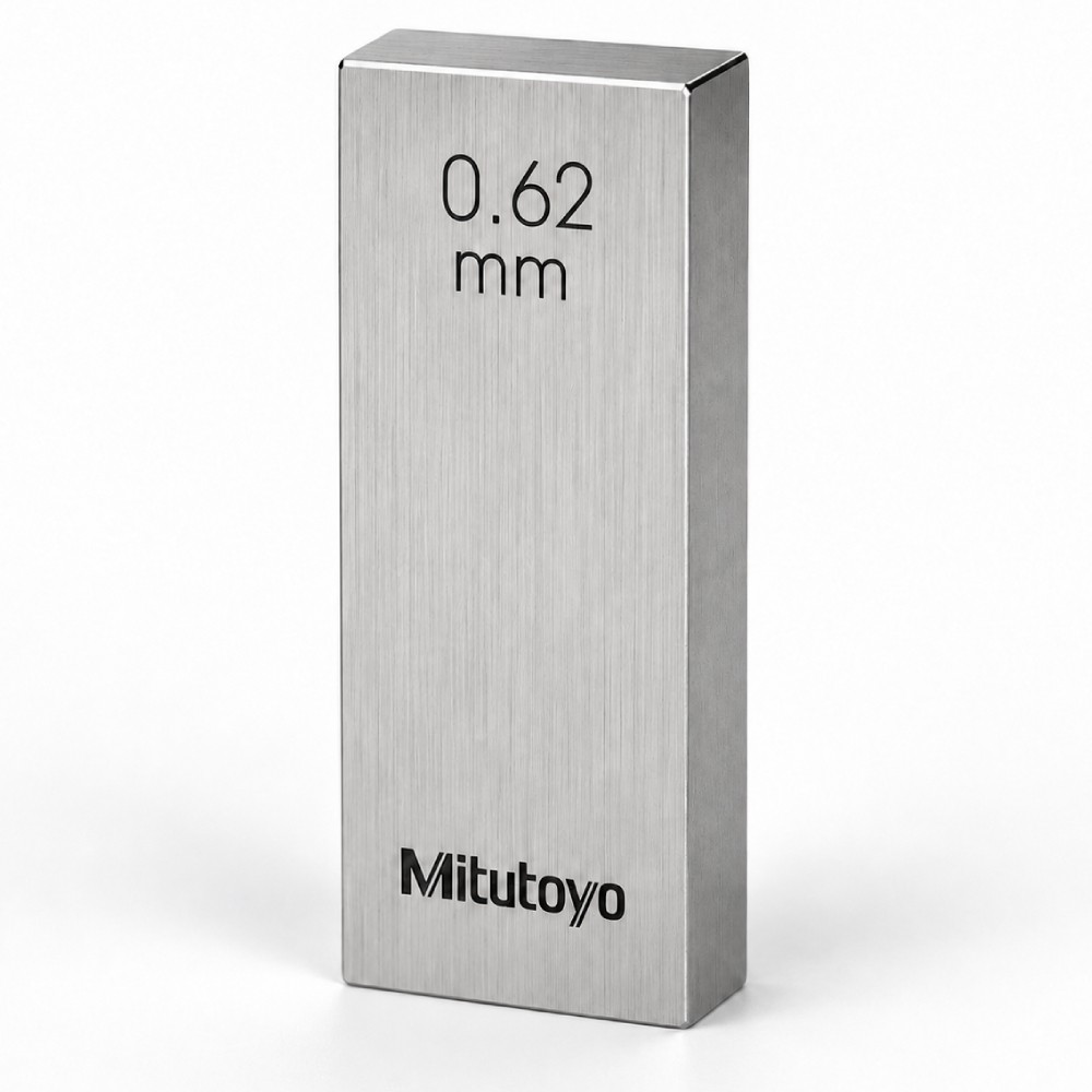 เกจบล๊อคเดี่ยว MITUTOYO Gauge Blocks Individual  Series 516  1903 031 ขนาด 0 62มิล เกรด 1  เหล็ก 