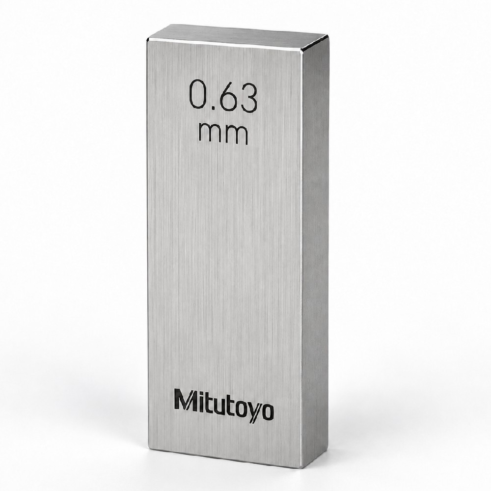 เกจบล๊อคเดี่ยว MITUTOYO Gauge Blocks Individual  Series 516  1904 021 ขนาด 0 63มิล เกรด 0  เหล็ก 