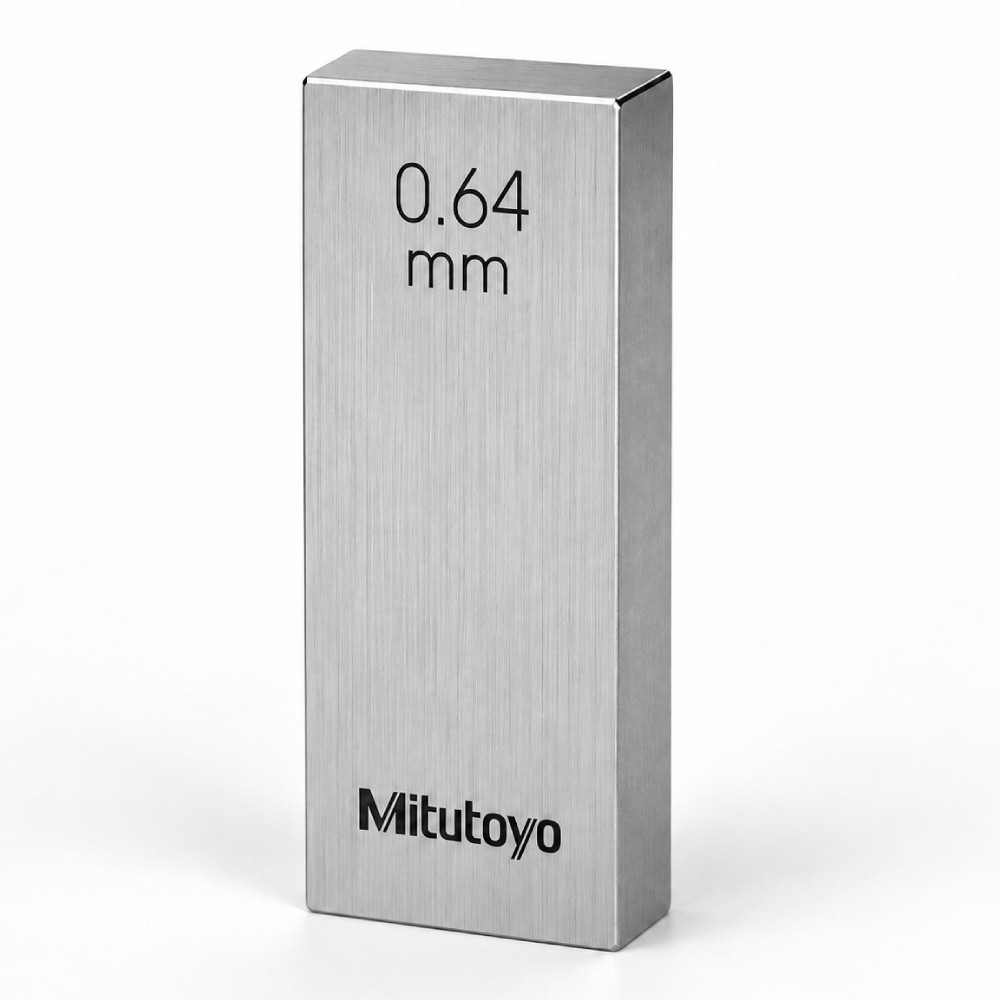 เกจบล๊อคเดี่ยว MITUTOYO Gauge Blocks Individual  Series 516  1905 021 ขนาด 0 64มิล เกรด 0  เหล็ก 