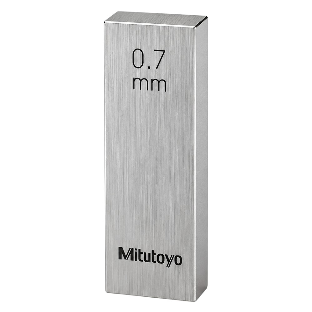 เกจบล๊อคเดี่ยว MITUTOYO Gauge Blocks Individual  Series 516  1911 021 ขนาด 0 7มิล เกรด 0  เหล็ก 