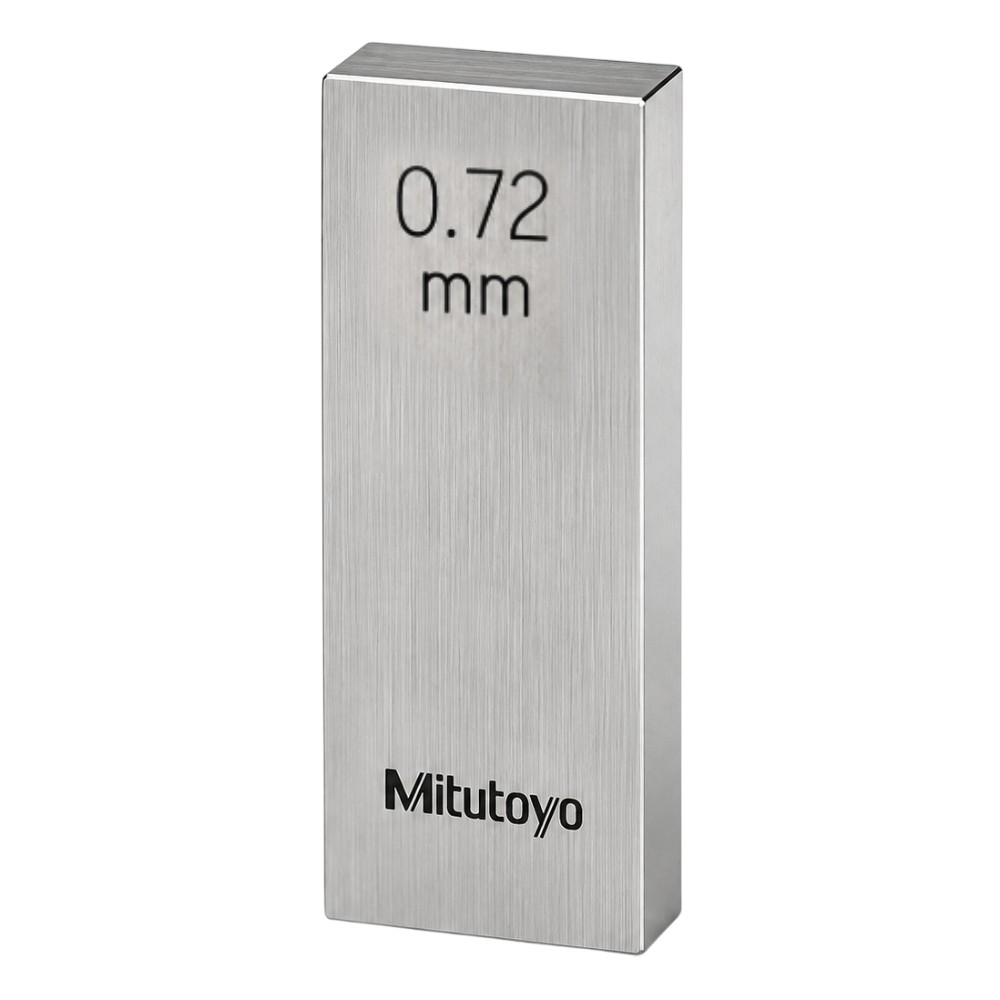 เกจบล๊อคเดี่ยว MITUTOYO Gauge Blocks Individual  Series 516  1913 031 ขนาด 0 72มิล เกรด 1  เหล็ก 