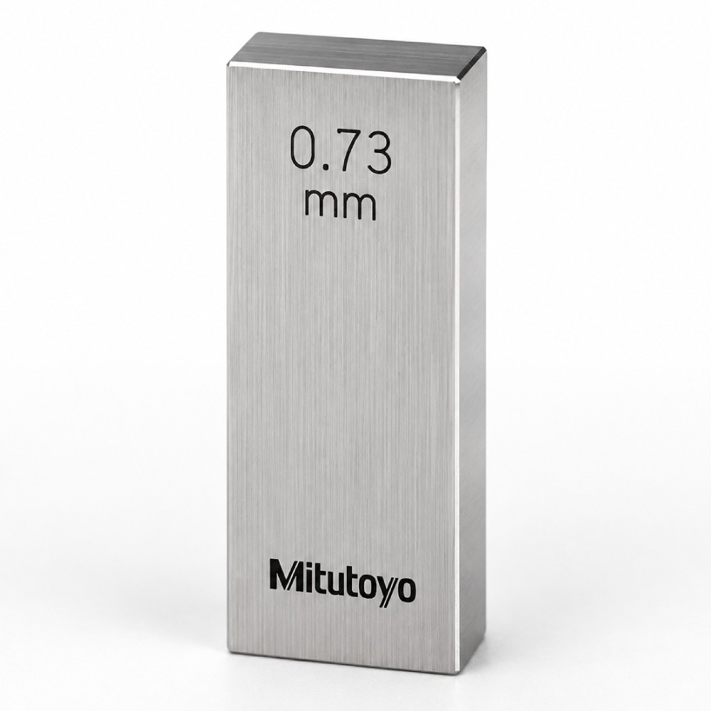 เกจบล๊อคเดี่ยว MITUTOYO Gauge Blocks Individual  Series 516  1914 021 ขนาด 0 73มิล เกรด 0  เหล็ก 