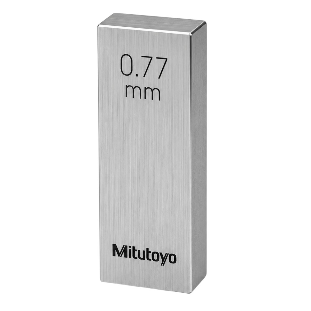 เกจบล๊อคเดี่ยว MITUTOYO Gauge Blocks Individual  Series 516  1918 031 ขนาด 0 77มิล เกรด 1  เหล็ก 