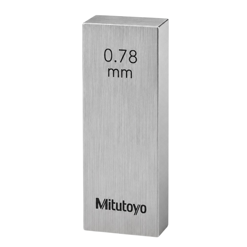 เกจบล๊อคเดี่ยว MITUTOYO Gauge Blocks Individual  Series 516  1919 031 ขนาด 0 78มิล เกรด 1  เหล็ก 
