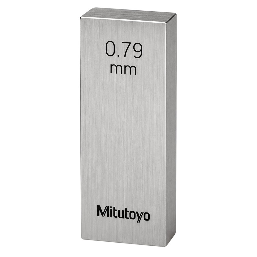 เกจบล๊อคเดี่ยว MITUTOYO Gauge Blocks Individual  Series 516  1920 021 ขนาด 0 79มิล เกรด 0  เหล็ก 