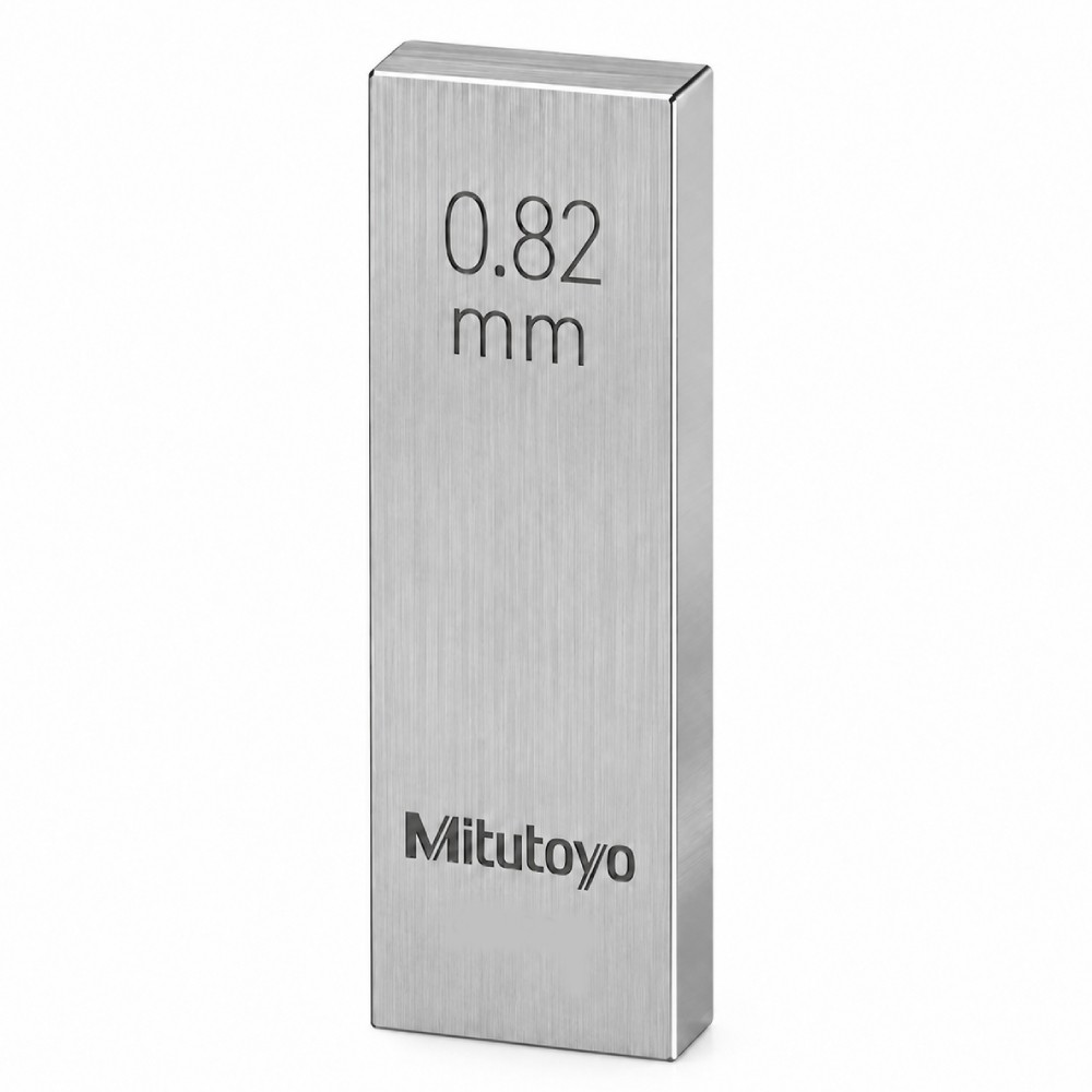 เกจบล๊อคเดี่ยว MITUTOYO Gauge Blocks Individual  Series 516  1923 041 ขนาด 0 82มิล เกรด 2  เหล็ก 