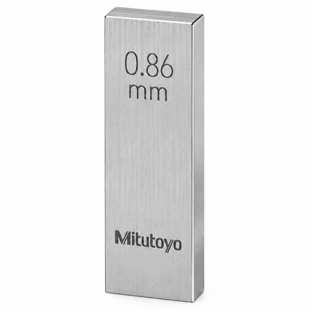เกจบล๊อคเดี่ยว MITUTOYO Gauge Blocks Individual  Series 516  1927 031 ขนาด 0 86มิล เกรด 1  เหล็ก 