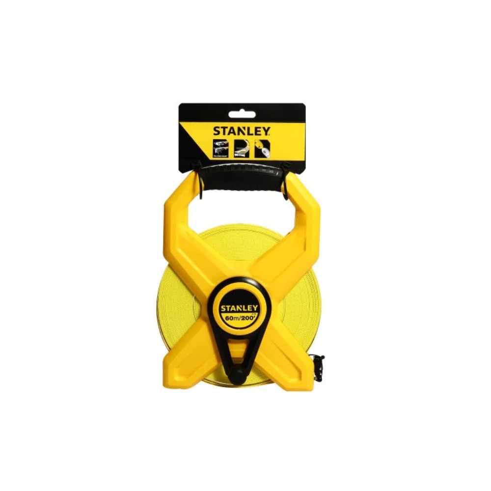 เทปวัดใยแก้ว ด้ามไฟเบอร์ 60ม STANLEY 34 794